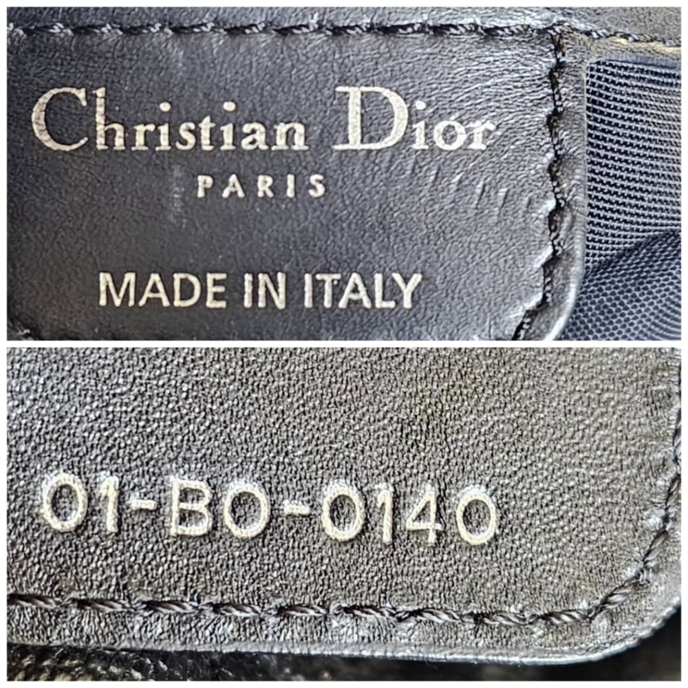 Authentic CHRISTIAN DIOR Cannage Panarea Tote Bag Black - Picture 6 of 13